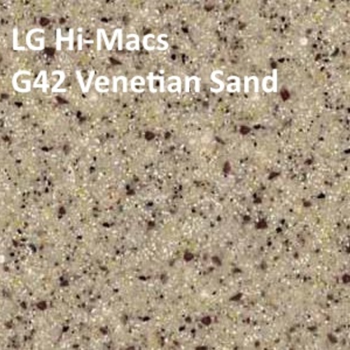 Lg hi macs g42 venetian sand